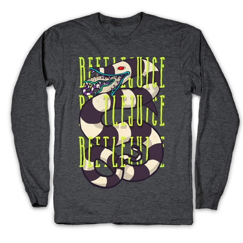 Beetlejuice Beetlejuice Beetlejuice Longsleeve Tee